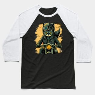 Racer cat Baseball T-Shirt